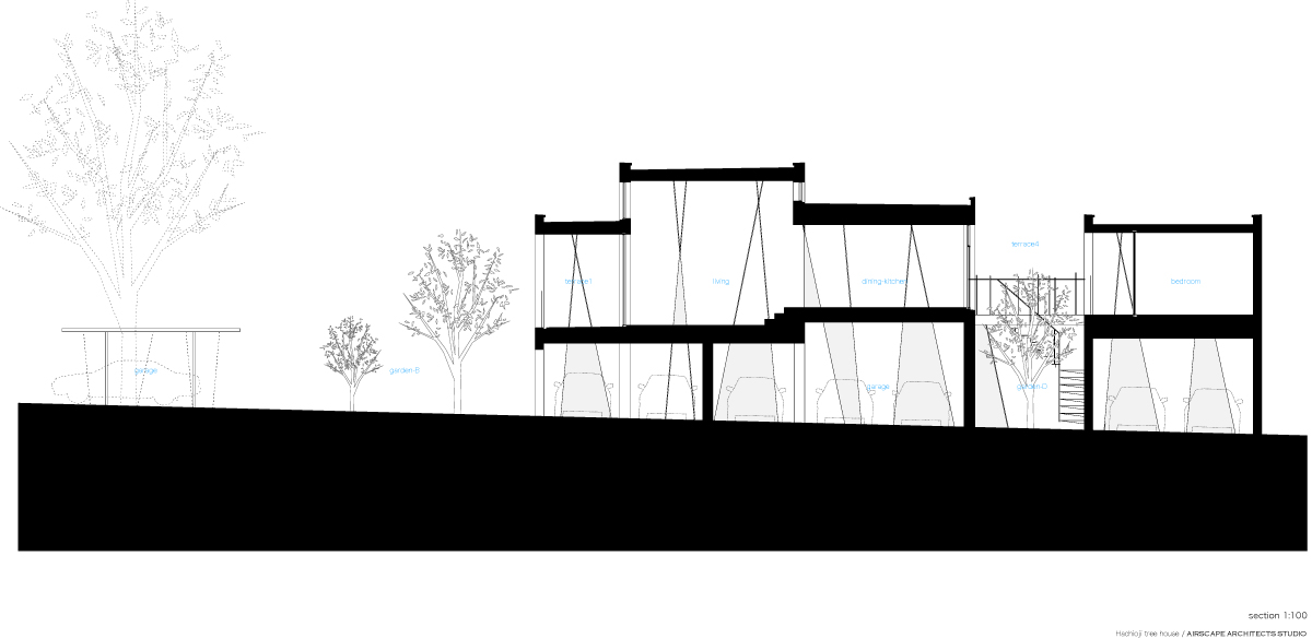 hachioji tree house is a concrete grove in tokyo