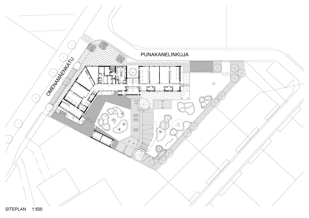 hakli architects omenapuisto daycare center designboom