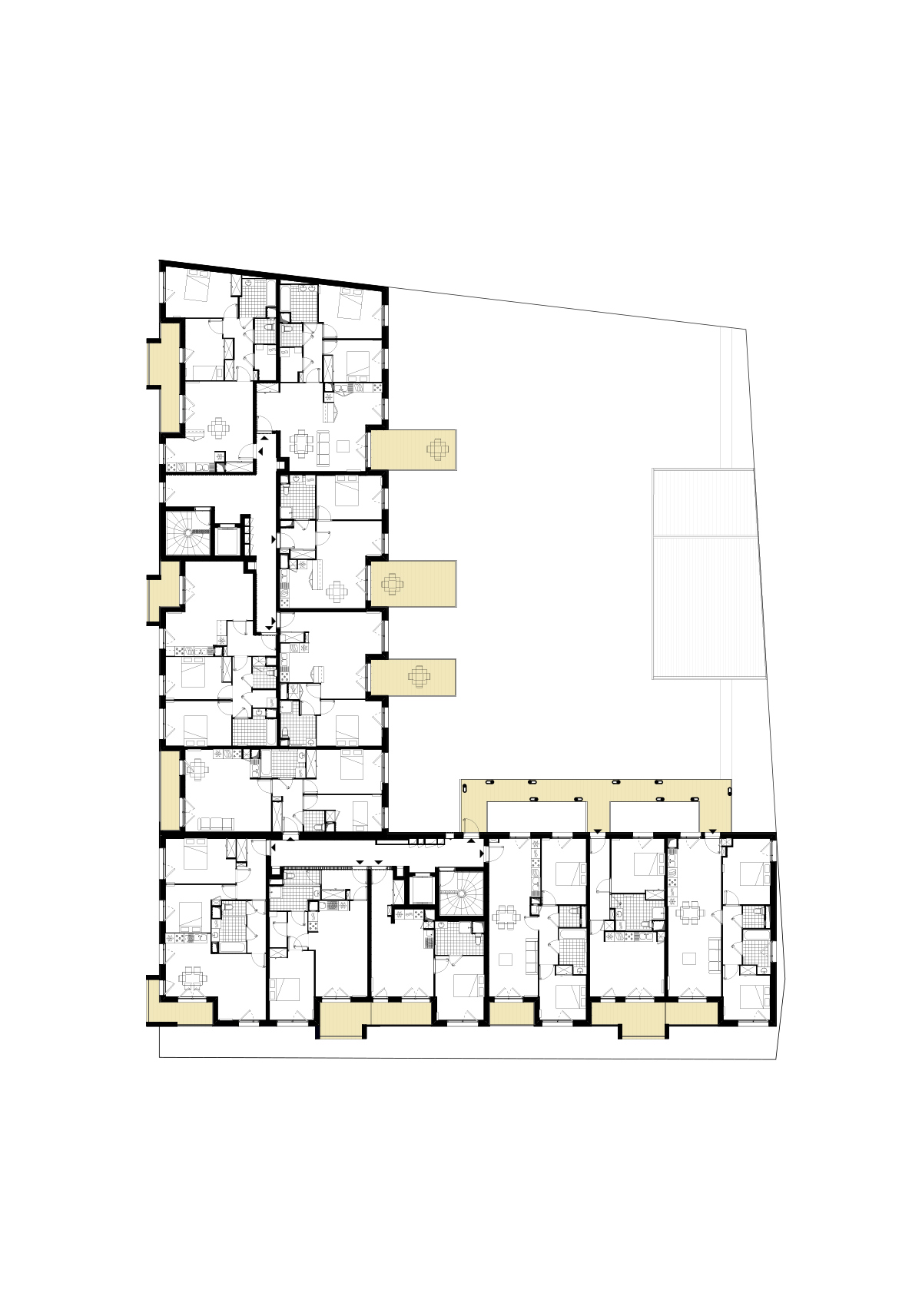 hamonic masson urban dock residences bordeaux france designboom