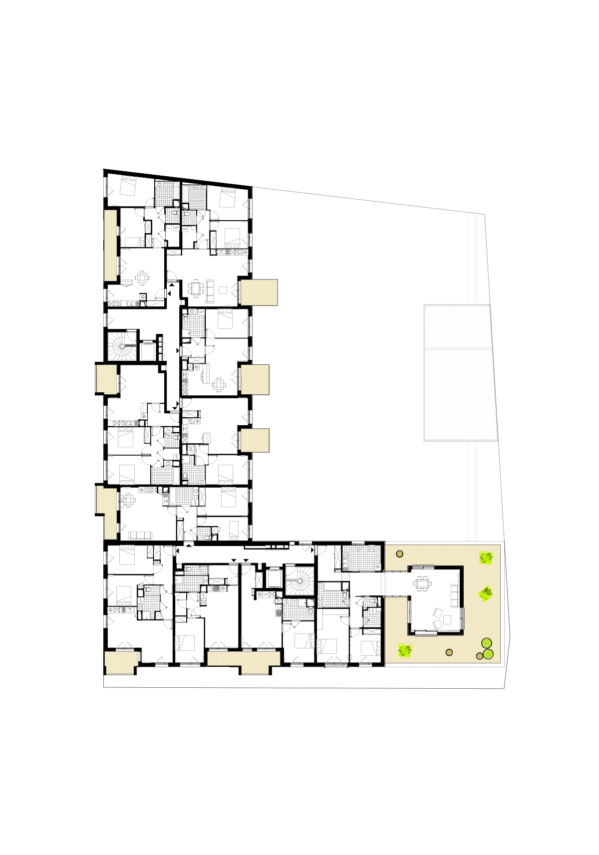 hamonic masson urban dock residences bordeaux france designboom