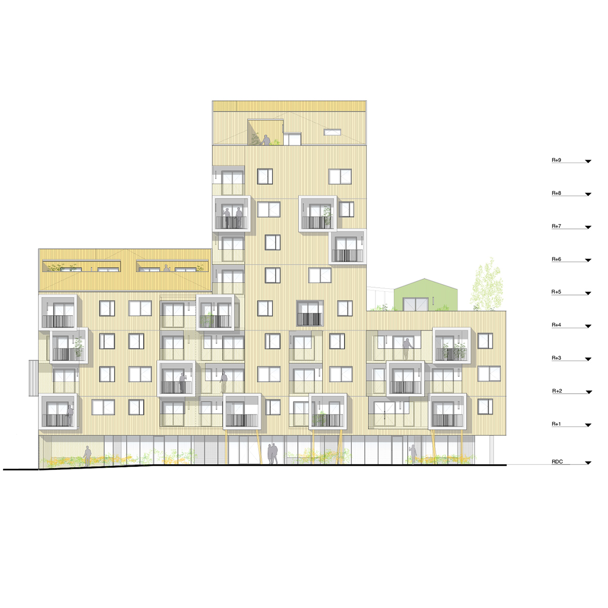 hamonic masson urban dock residences bordeaux france designboom