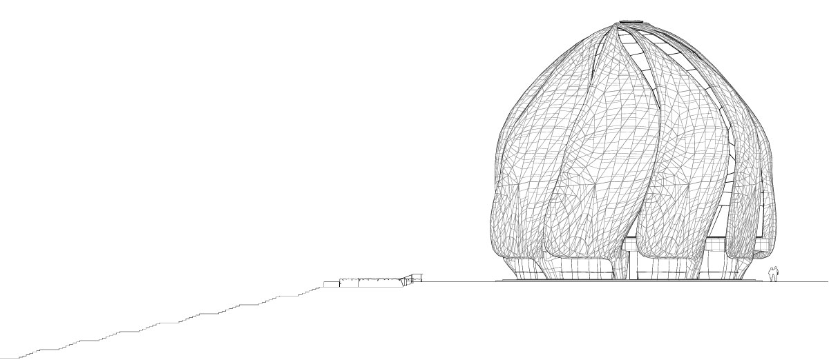 hariri pontarini architects bahá’í temple of south america santiago chile designboom