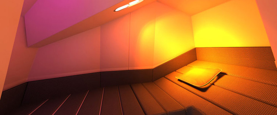 haworth: calmspace - a self-contained capsule for taking naps