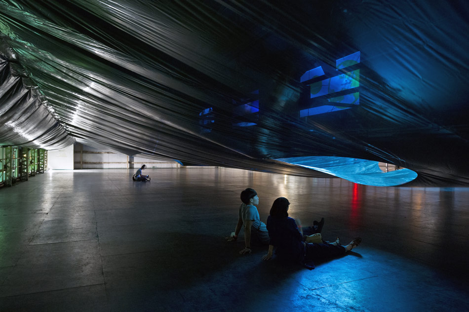 hideyuki nakayama architecture: my thread exhibition by eizo okada