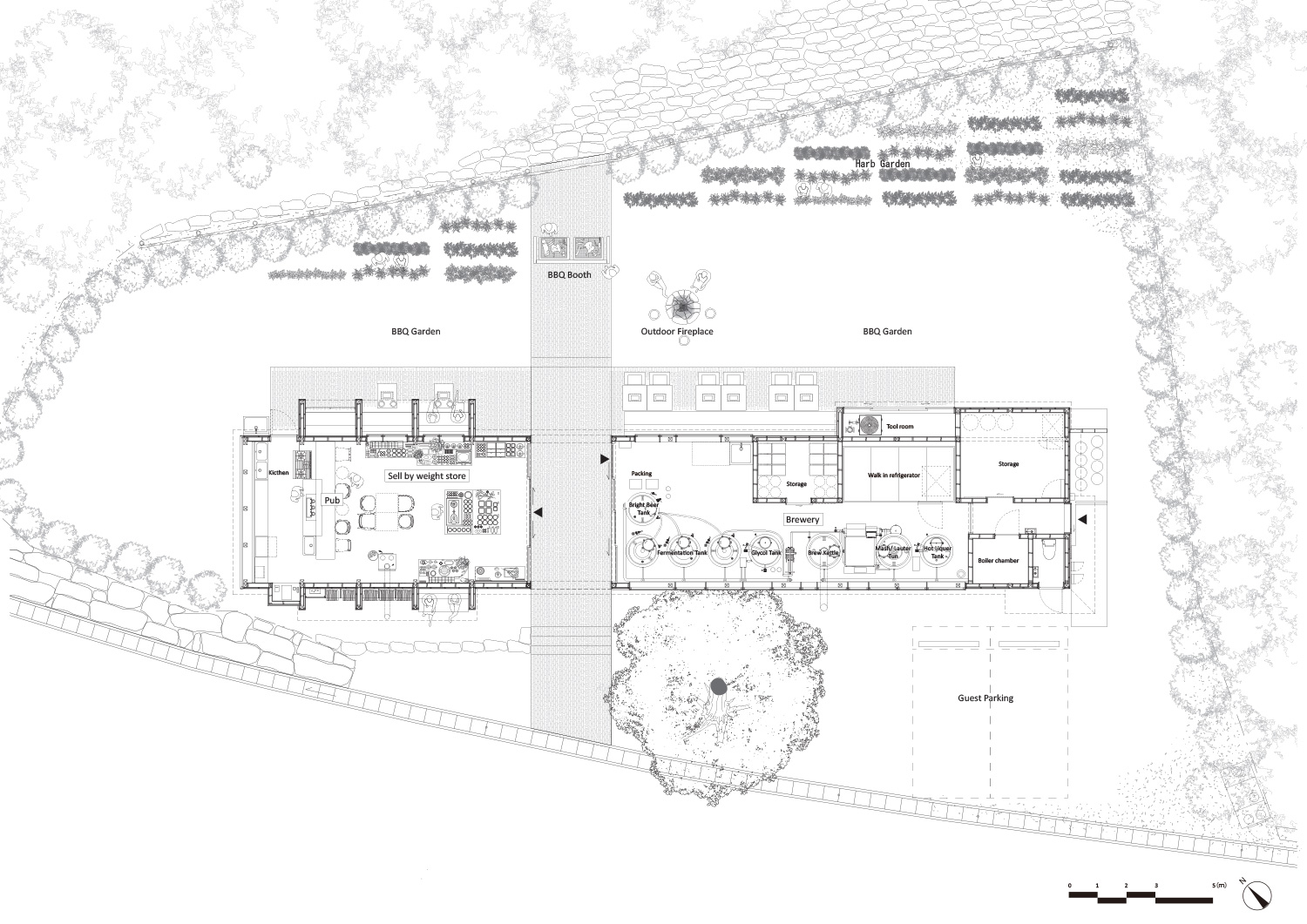 hiroshi nakamura NAP architects kamikatz public house micro brewery japan designboom