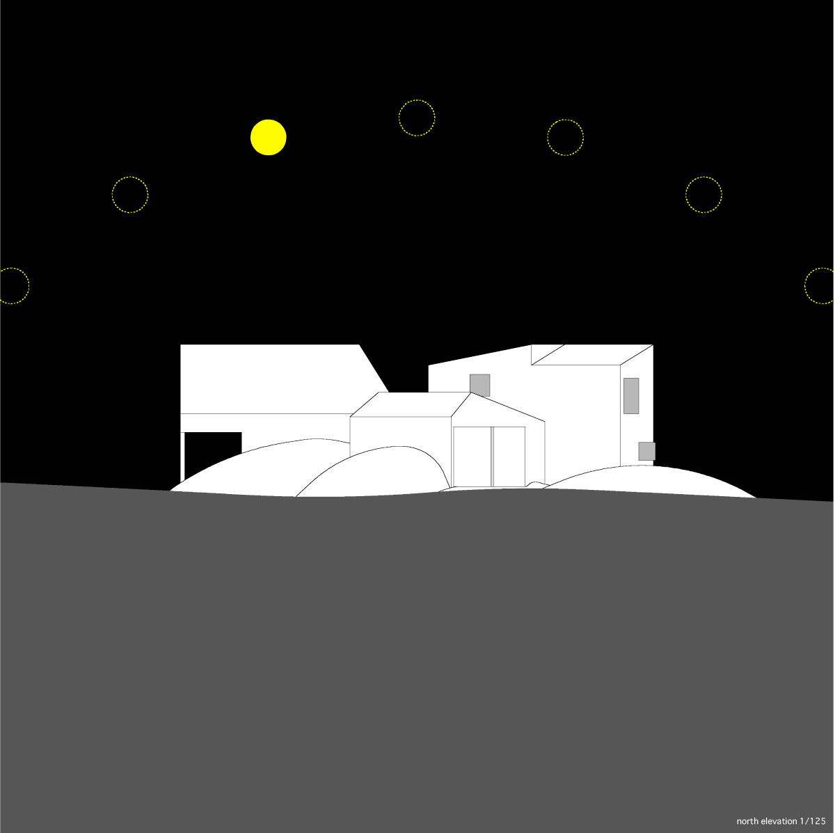 hiroyuki arima designs a house around the lunar cycle 