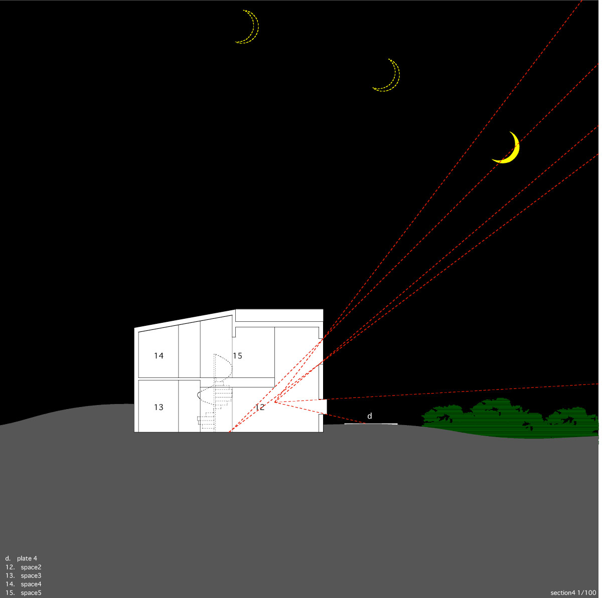 hiroyuki arima designs a house around the lunar cycle 