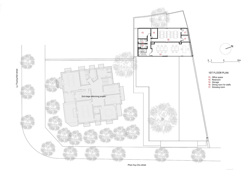 H&P architects cheering restaurant in hanoi designboom