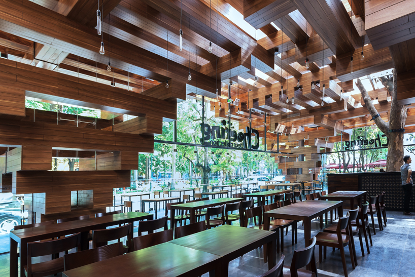 H&P architects cheering restaurant in hanoi designboom