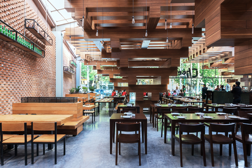 H&P architects cheering restaurant in hanoi designboom