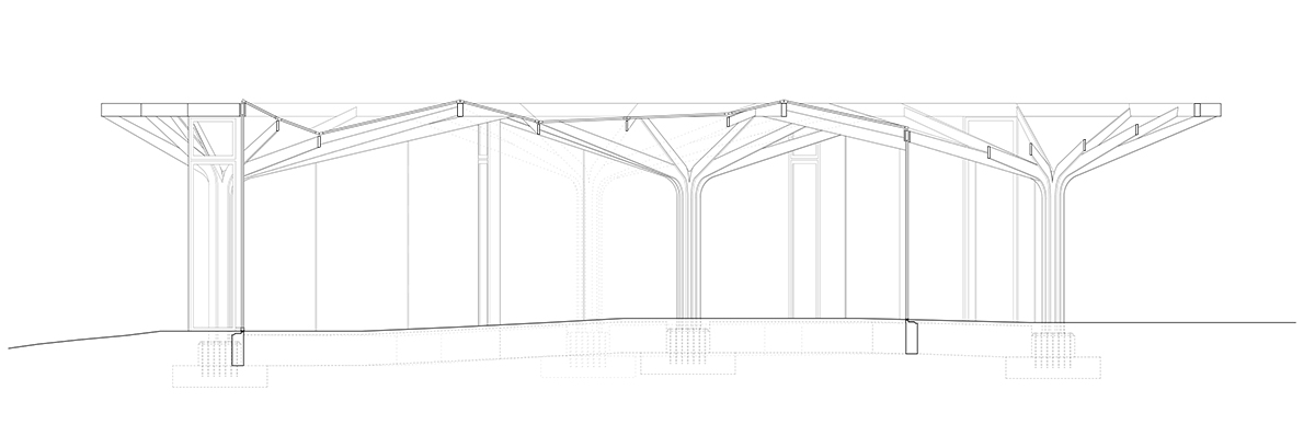 idA\'s steel forest in grueningen, switzerland