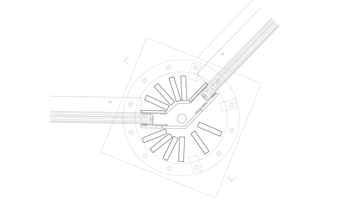 idA\'s steel forest in grueningen, switzerland