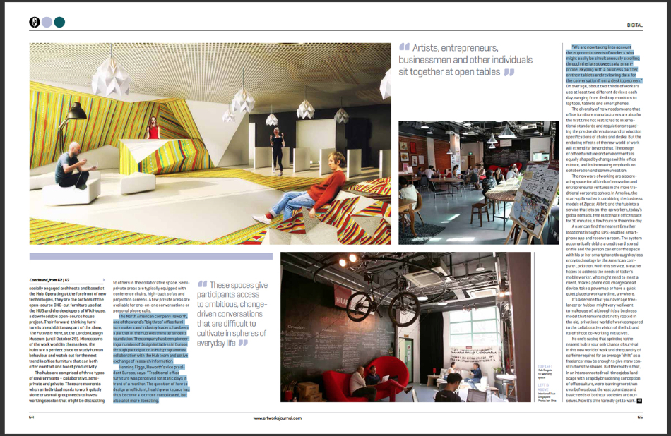 indy johar: HUB london, co-working spaces