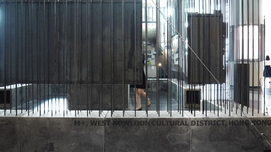 installation structure for M+ in hong kong by cheungvogl designboom