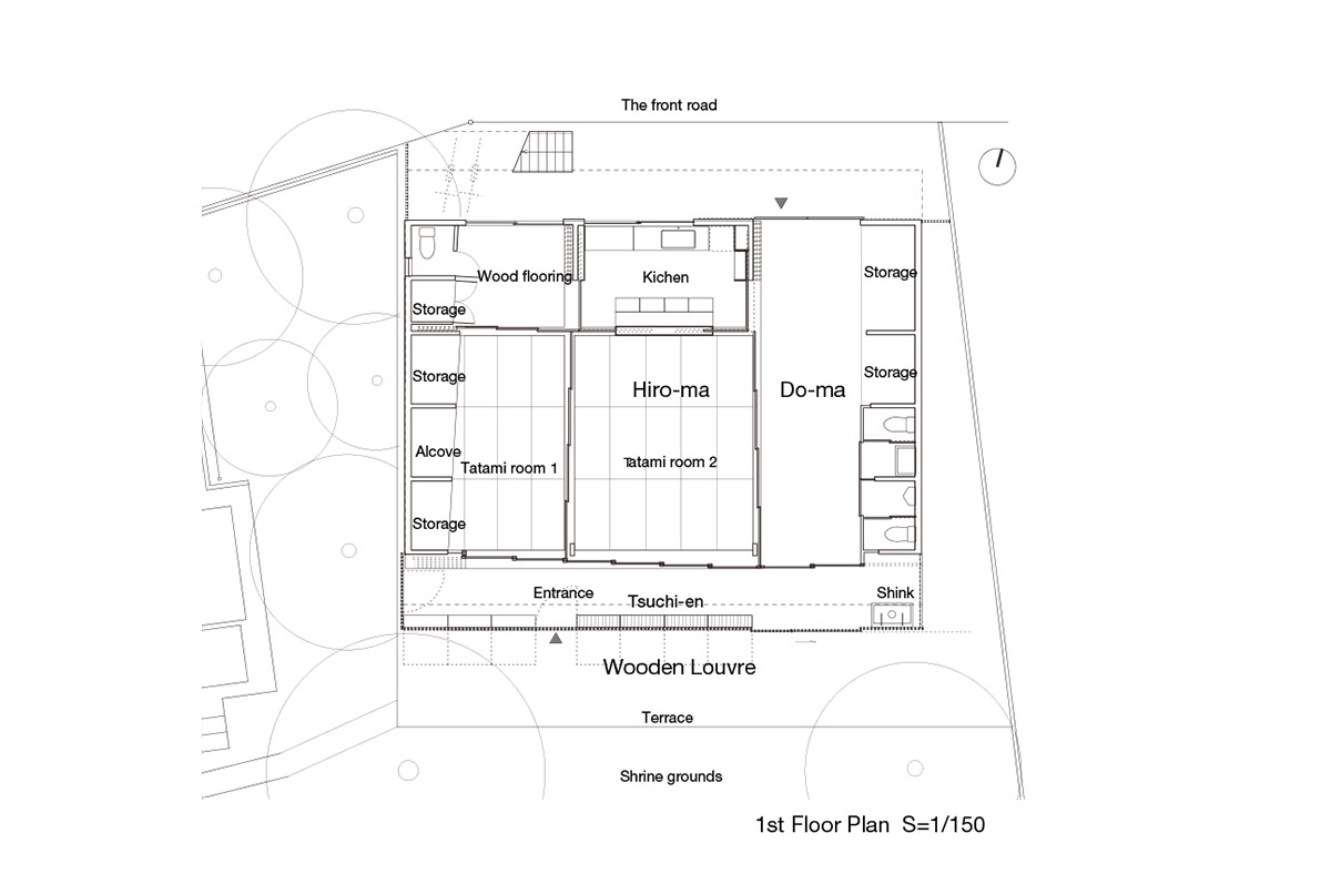 ishda architects complete the flexible hanegi shrine