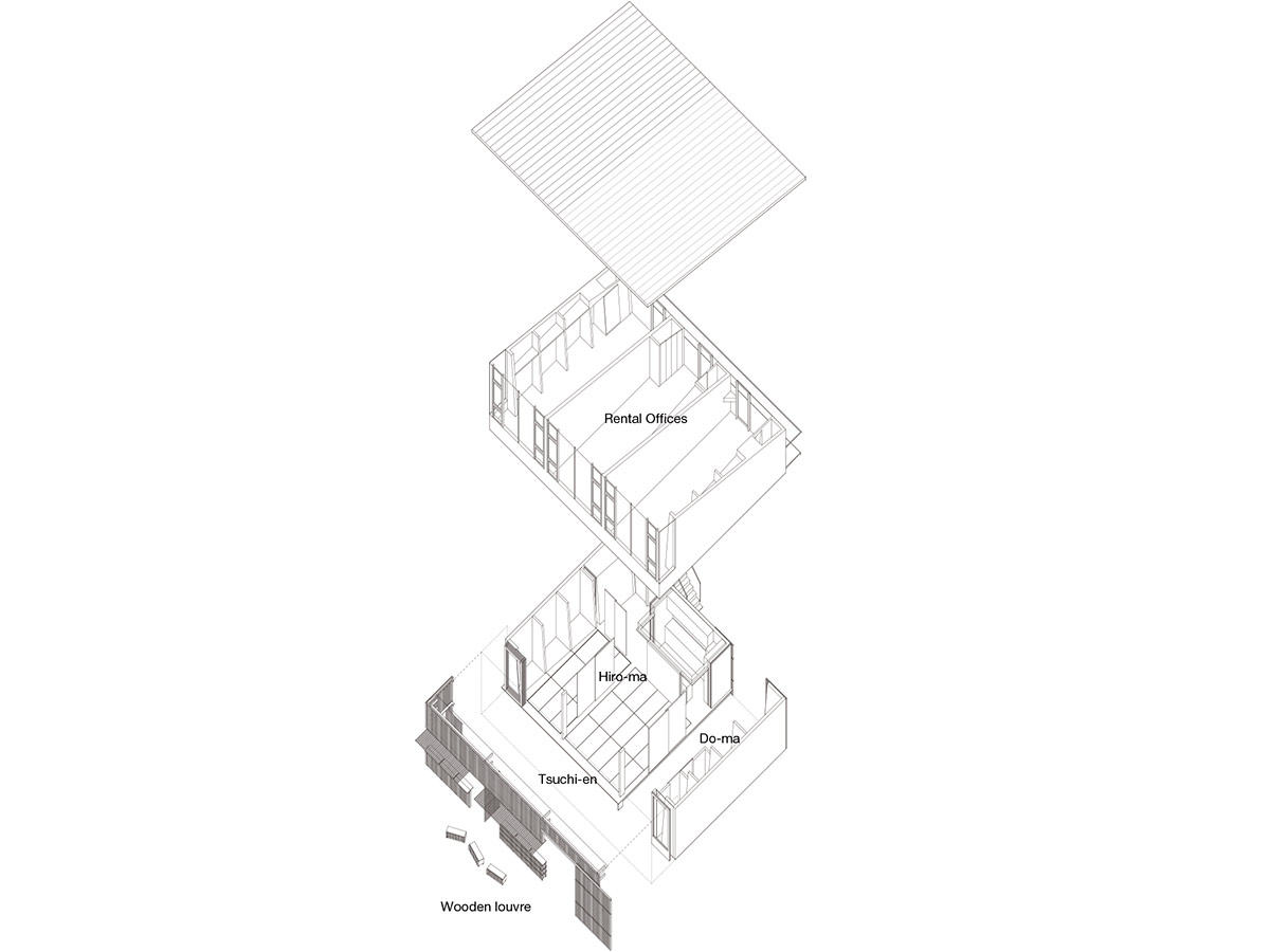 ishda architects complete the flexible hanegi shrine