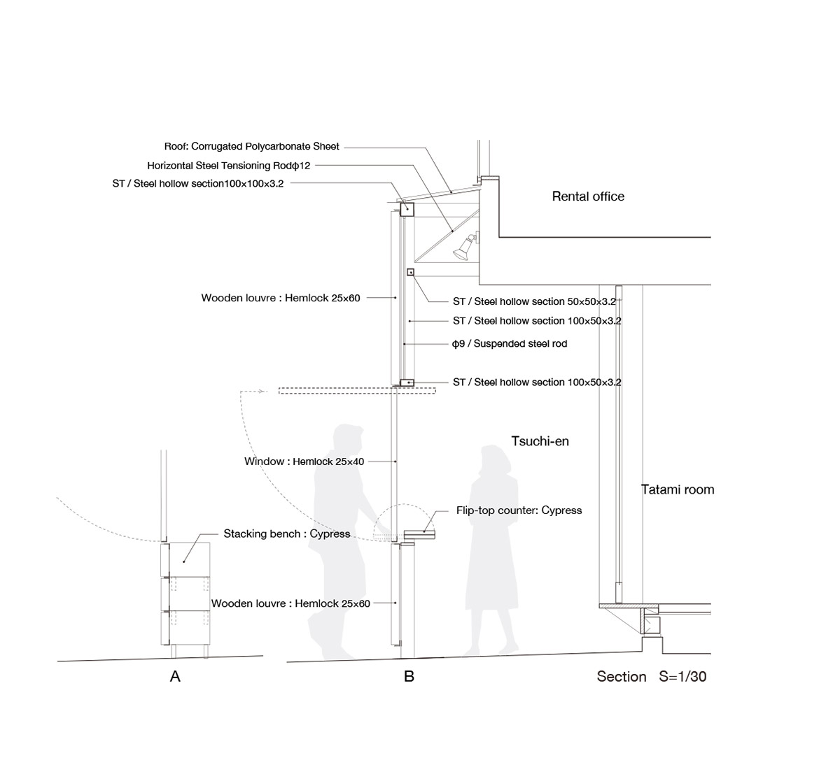 ishda architects complete the flexible hanegi shrine