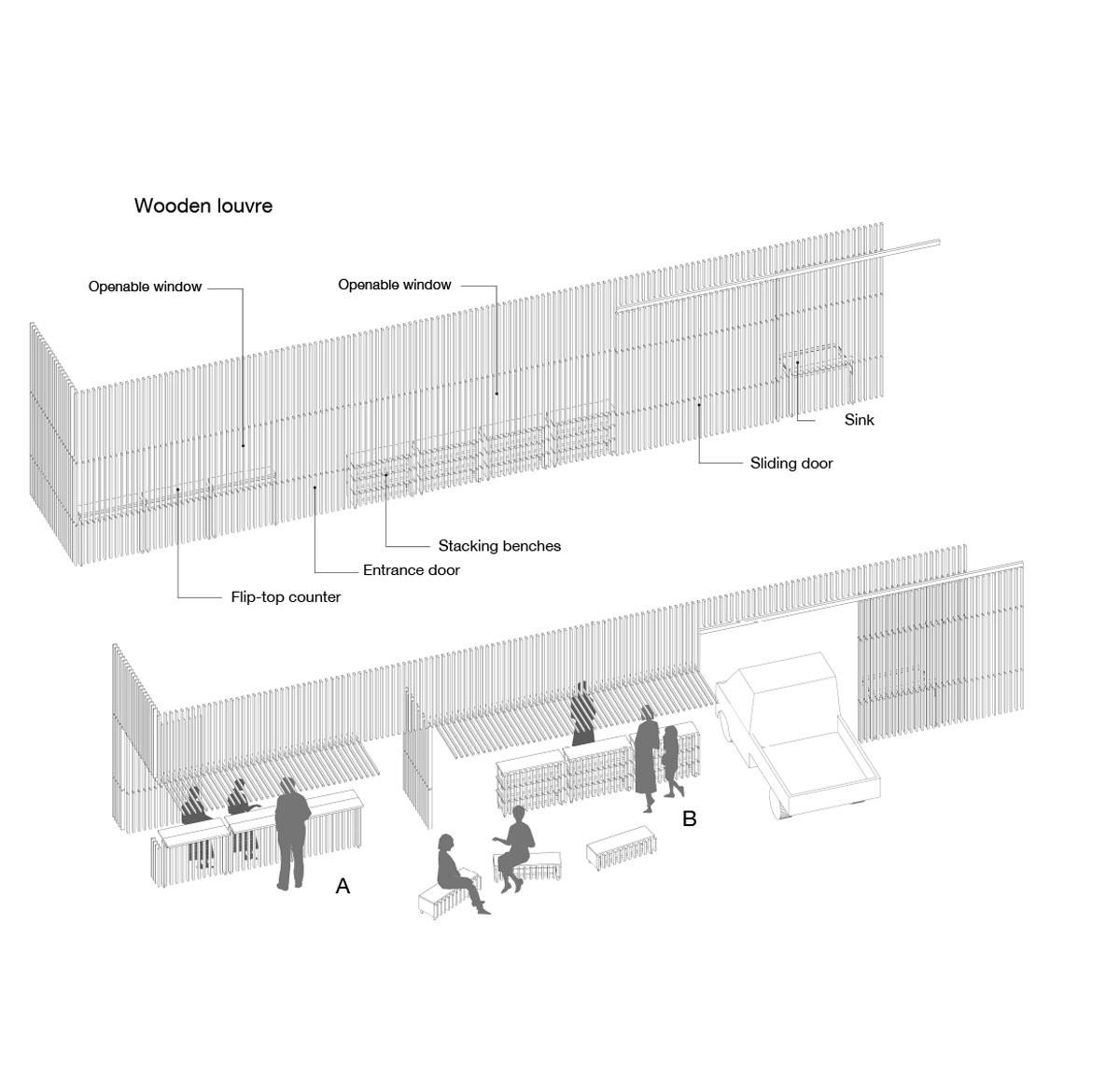 ishda architects complete the flexible hanegi shrine