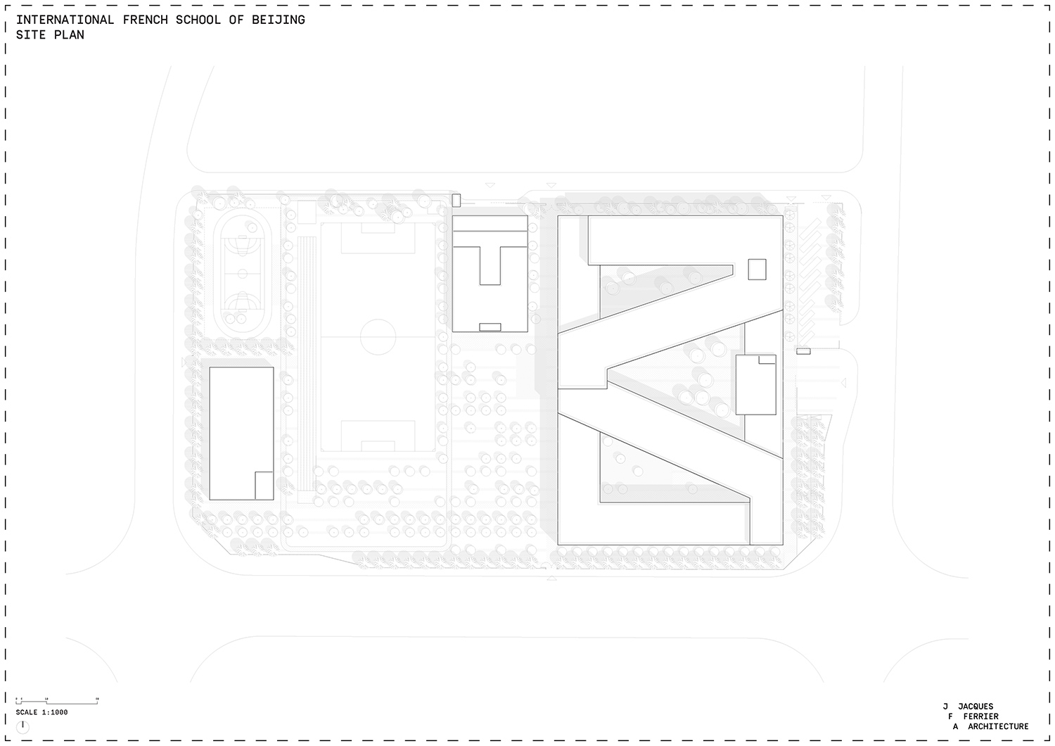 jacques ferrier the french international school of beijing china designboom