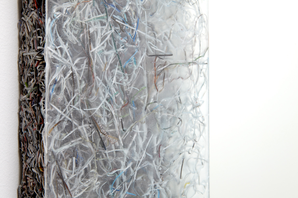 jens praet: shredded magazine furniture