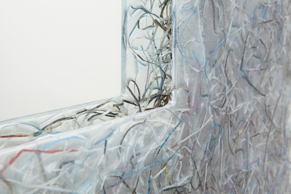 jens praet: shredded magazine furniture