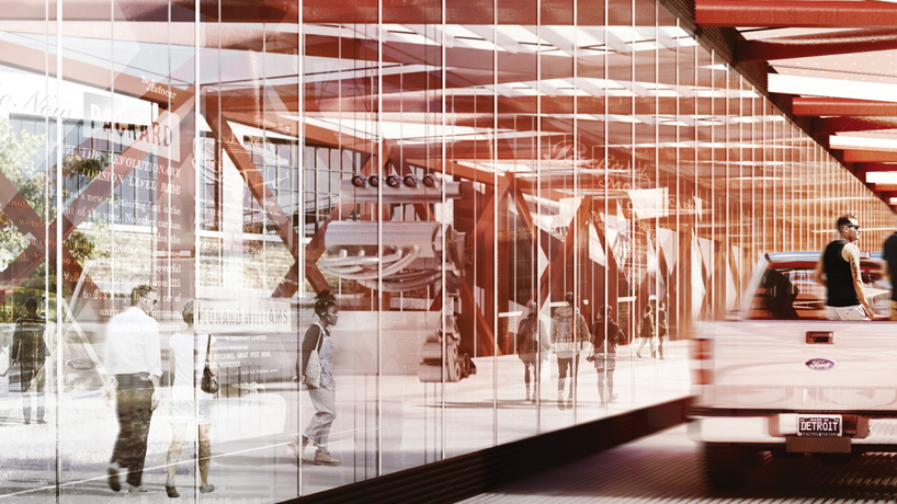 javier galindo jgch packard belt reanimate the ruins competition detroit designboom