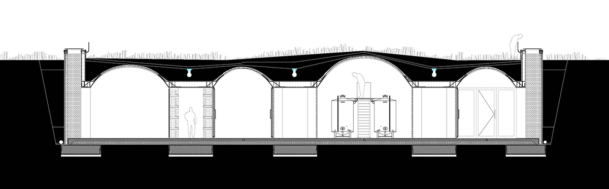 jorge vidal tomas victor rahola mont-ras winery girona catalonia spain designboom