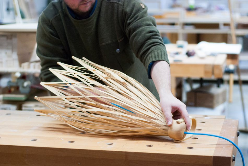 juan cappa straw stool basket lamp
