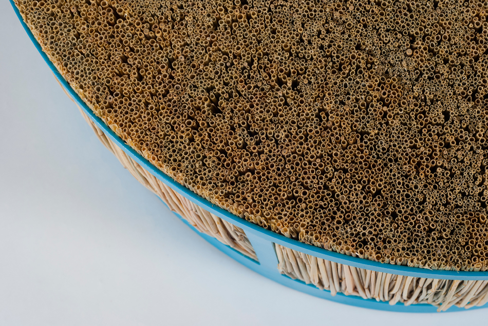 juan cappa straw stool basket lamp