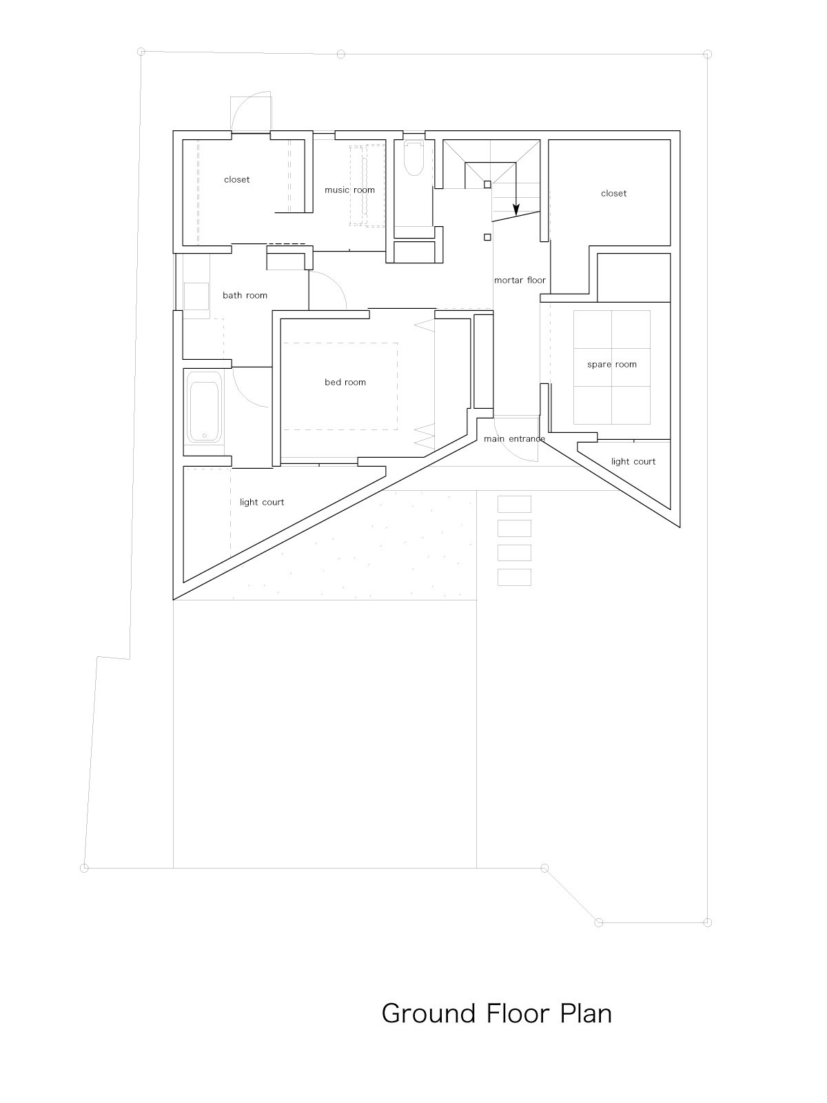 jun ishikawa's box house in fukushima offers residential privacy
