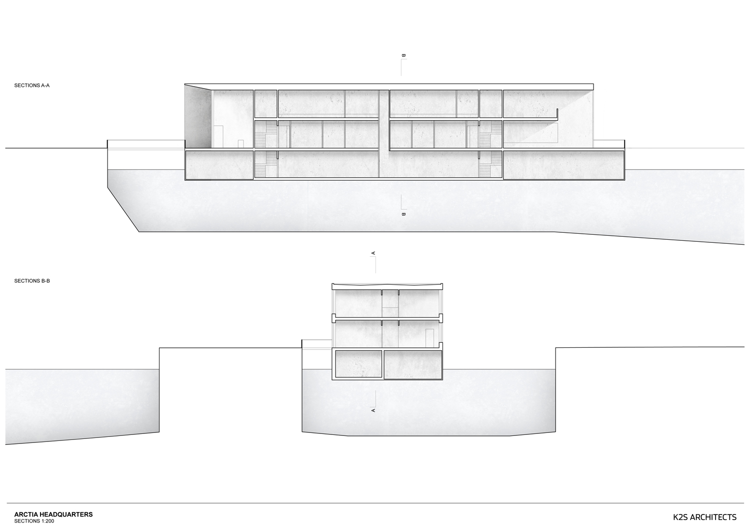 K2S architects arctia ice breaking headquarters helsinki designboom