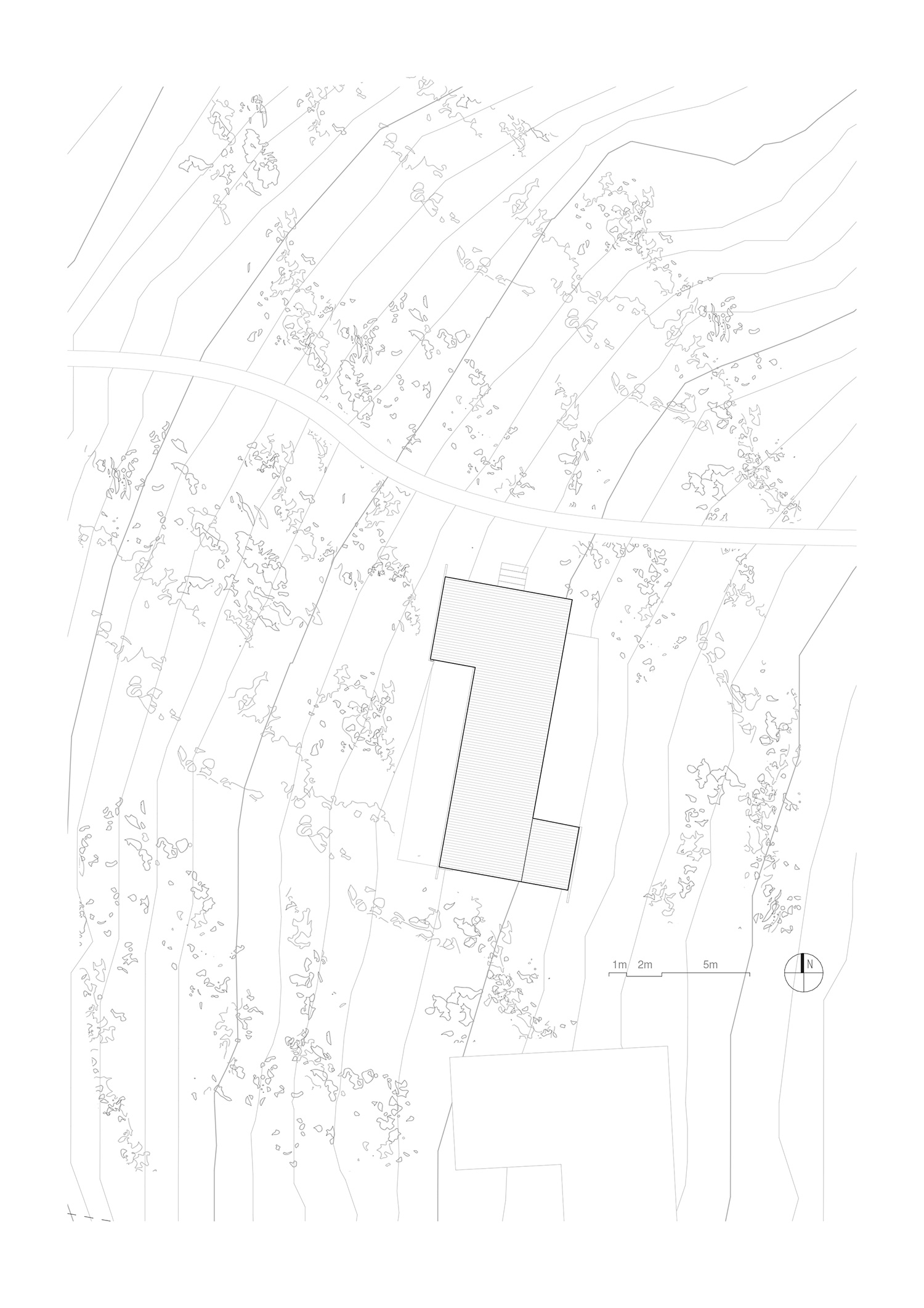 kappland arkitekter places cabin on steep, seaside slope in norwegian island designboom