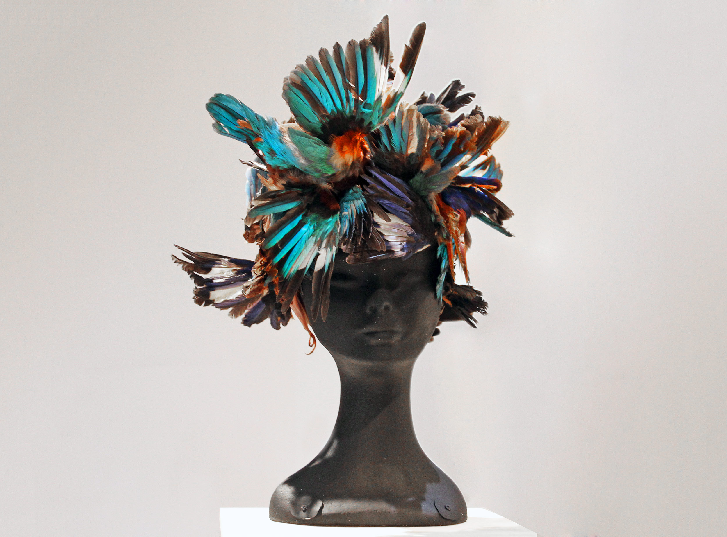 katsuya kamo exhibits 100 couture headpieces