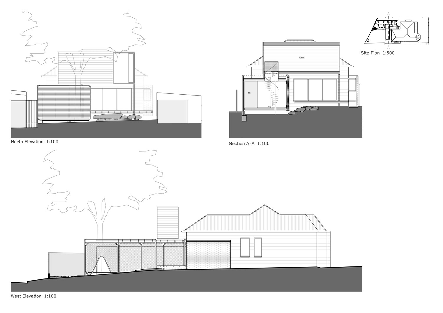 austin maynard transforms ‘kiah house’ into a serene home-office covered by plants designboom