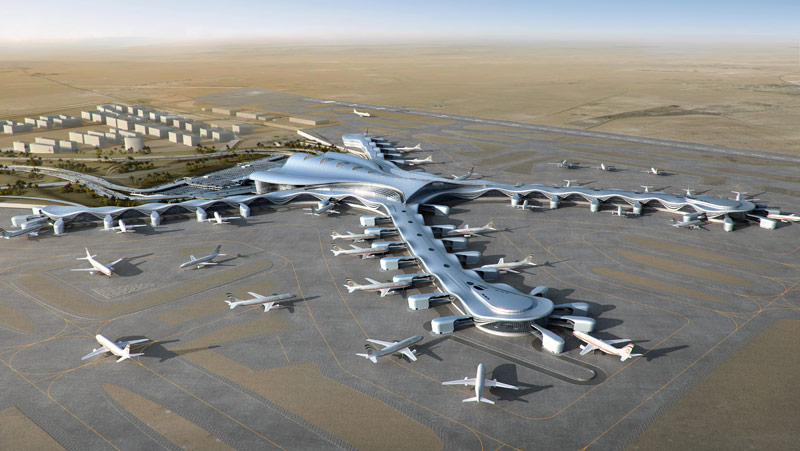 Kohn Pedersen Fox Masterplans Abu Dhabi Airport Complex