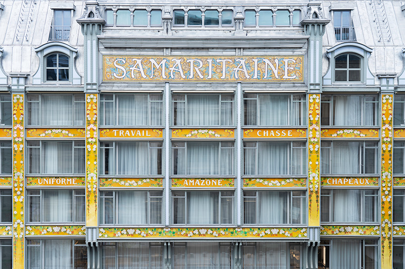 People take a last glance at 'La Samaritaine' department store shortly  before it closes for renovation work in Paris, France, on Wednesday, June  15, 2005. Modern day worry about fire regulations is