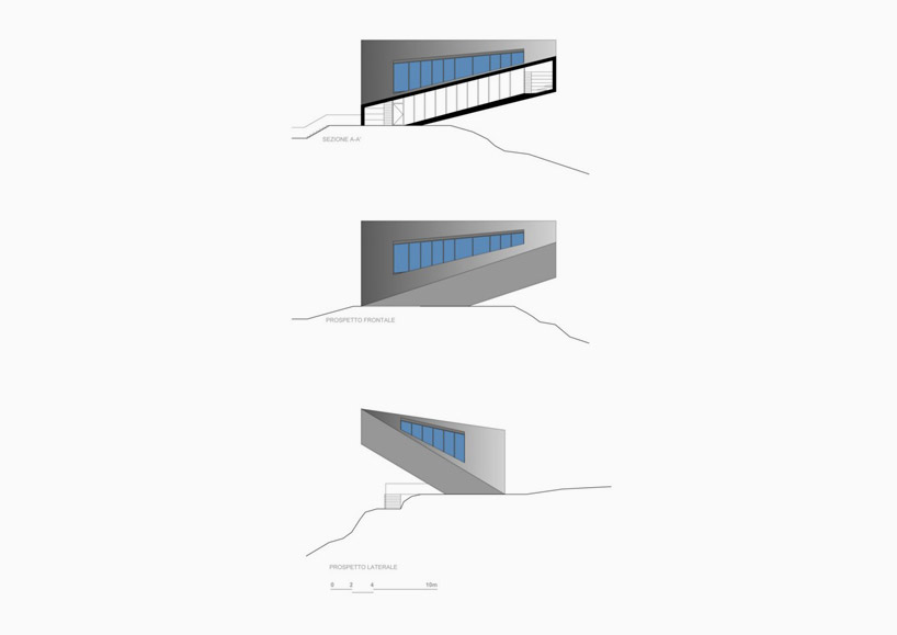 LAD visualizes five small villas isolated in natural landscapes