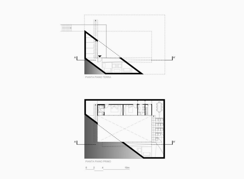 LAD visualizes five small villas isolated in natural landscapes