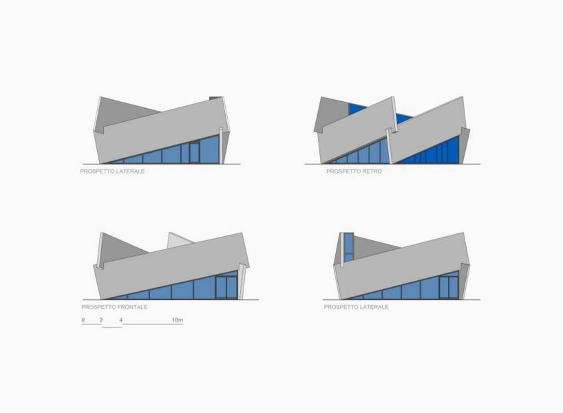 LAD visualizes five small villas isolated in natural landscapes