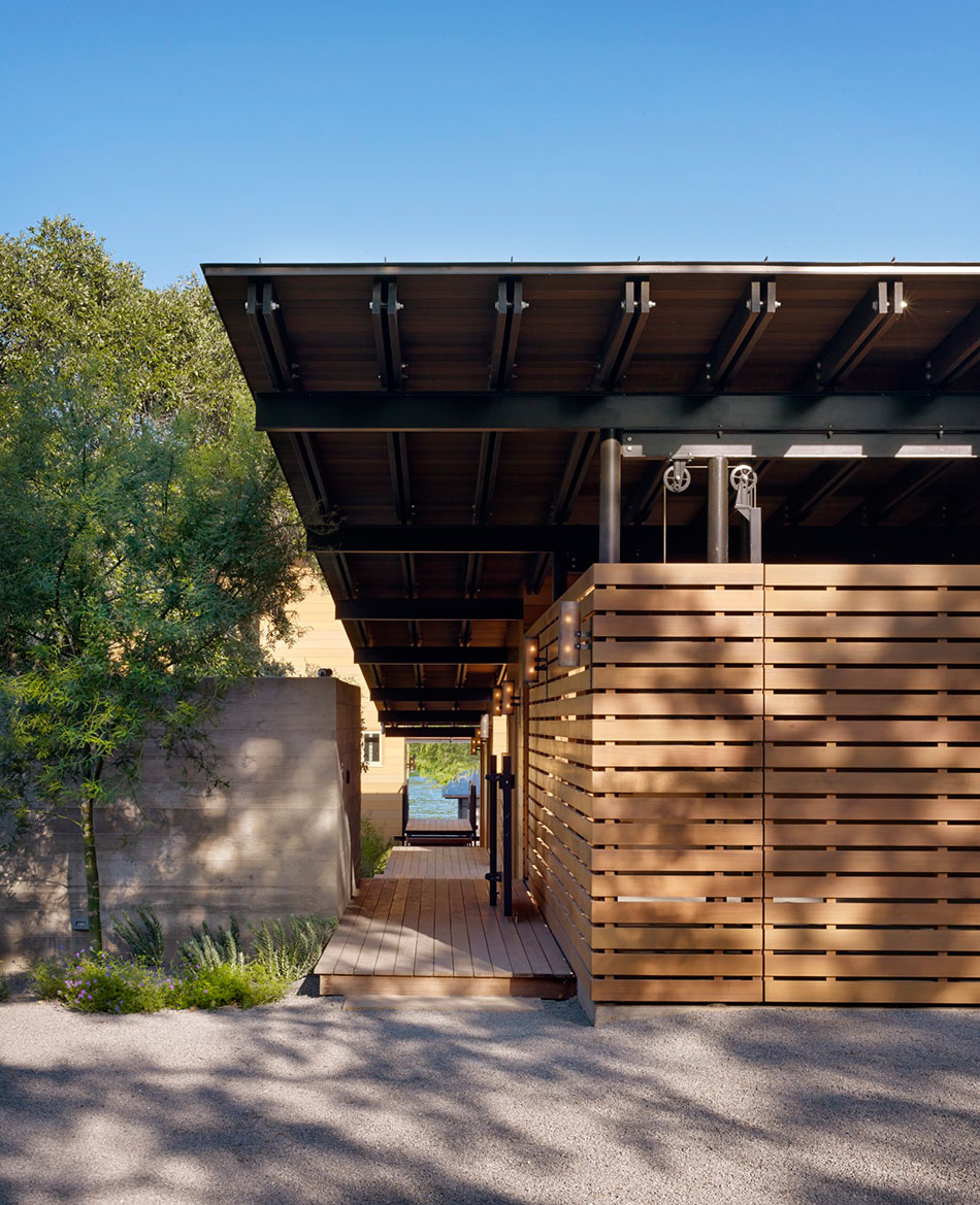 lake flato hog pen creek residence austin texas designboom
