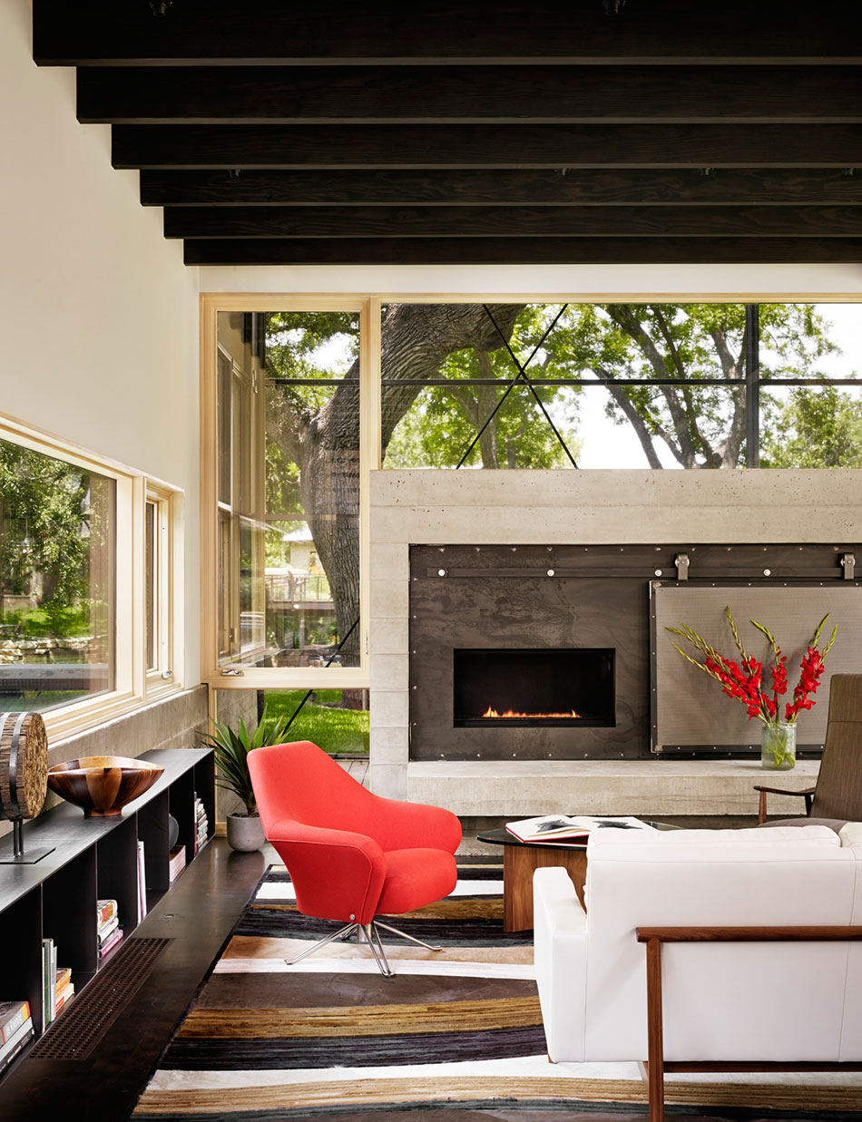 lake flato hog pen creek residence austin texas designboom