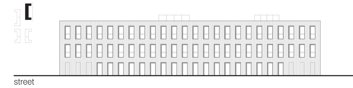 LAN redefines row-house typology in neue hamburger terrassen