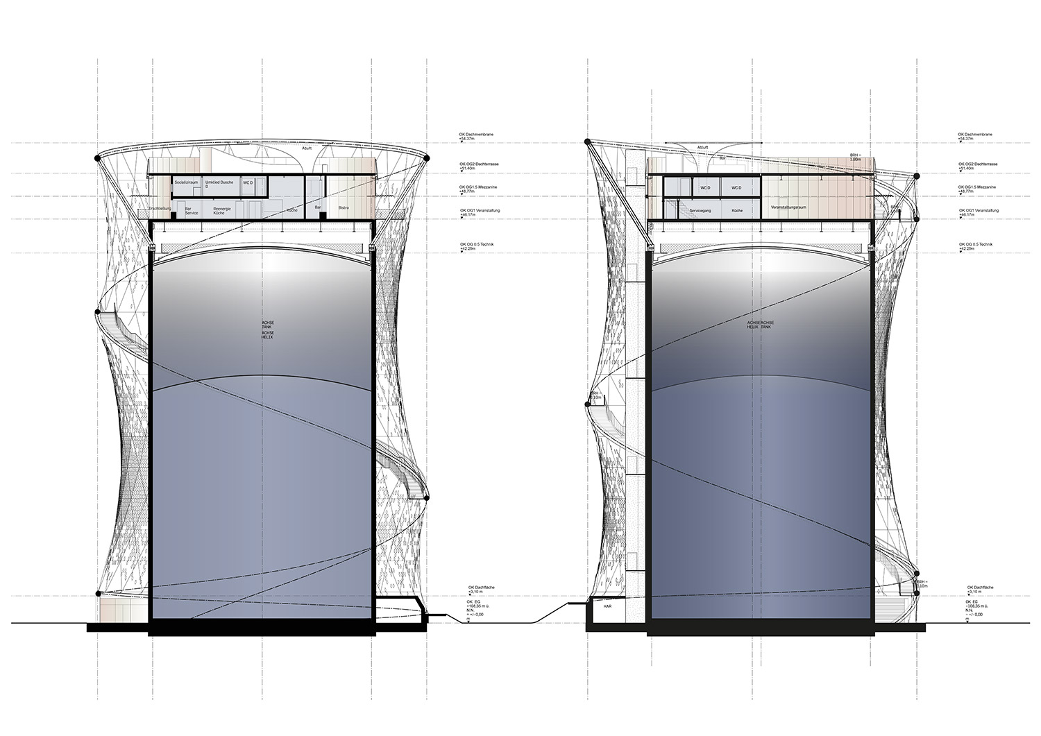 LAVA energy storage tower stadtwerke heidelberg germany designboom