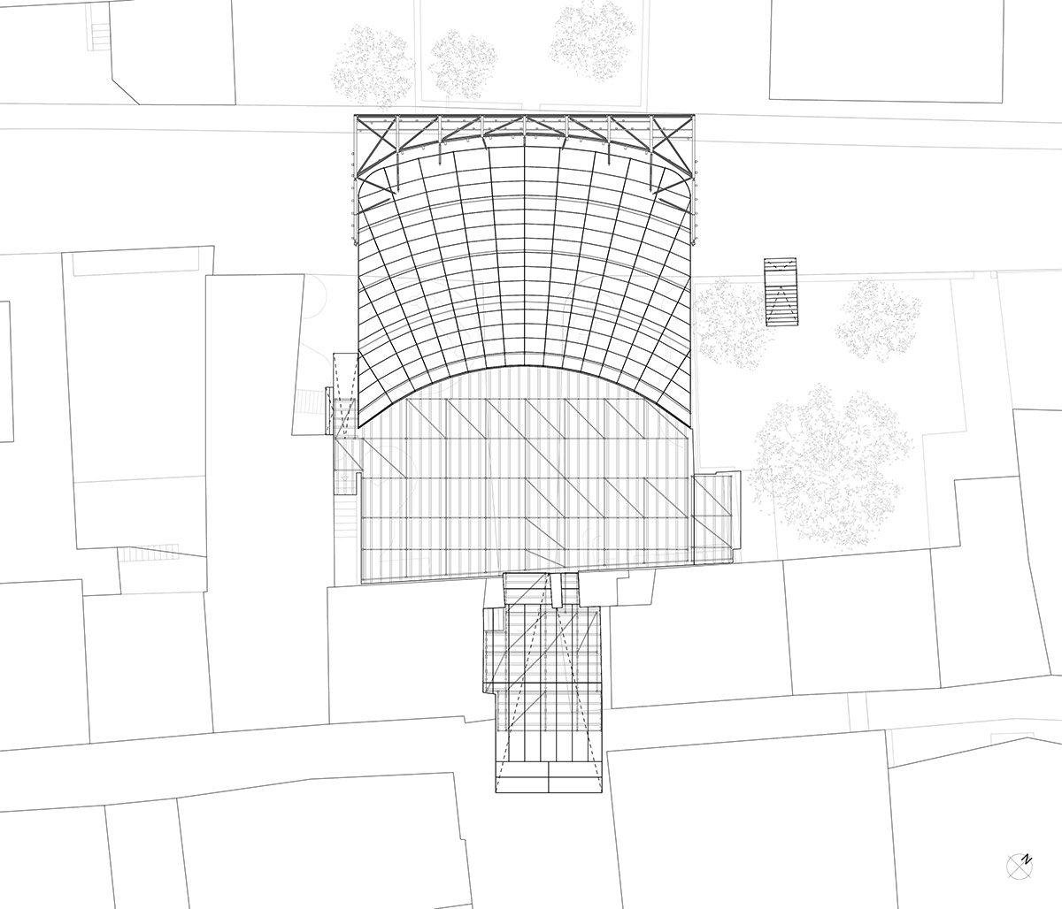 luna by dieter dietz hovers over an outdoor theater