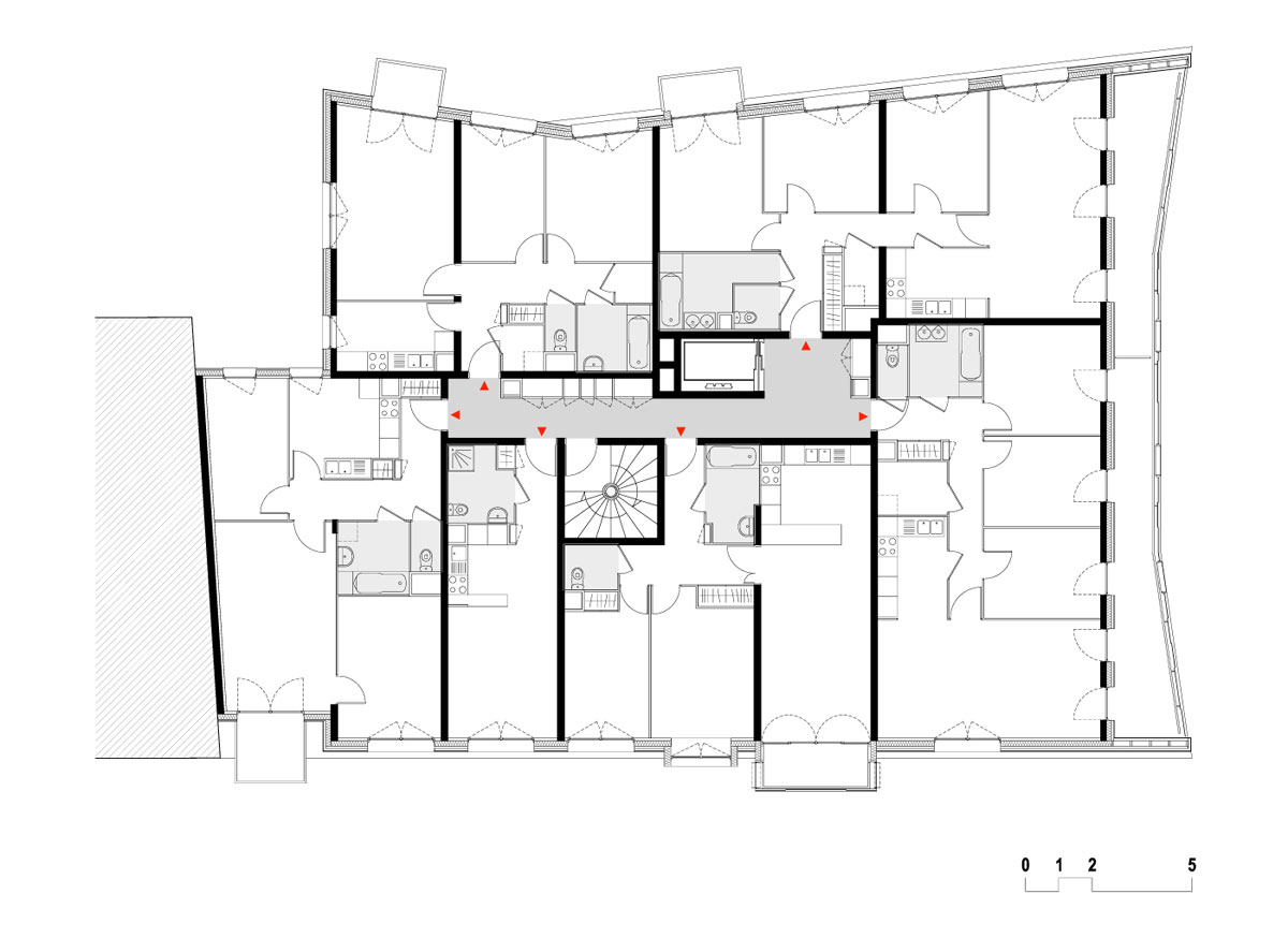 maast residence du maroc social housing paris designboom