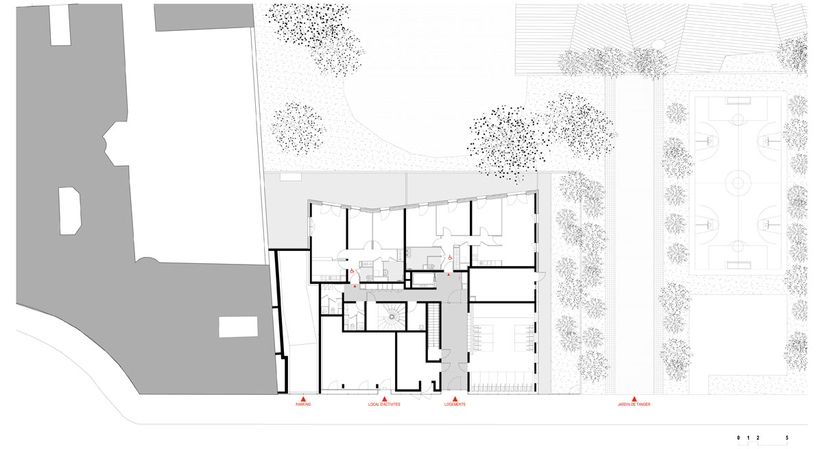 maast residence du maroc social housing paris designboom