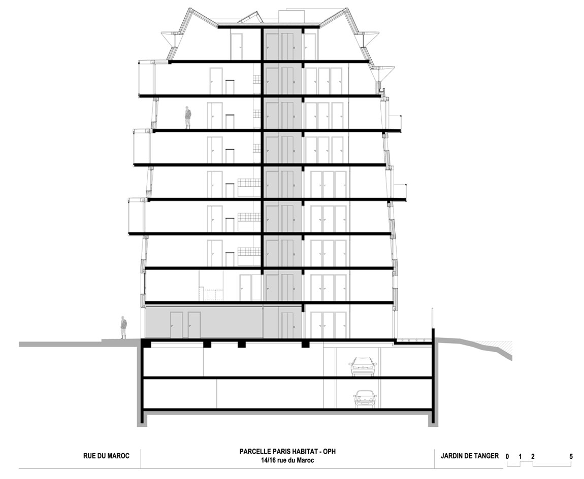 maast residence du maroc social housing paris designboom