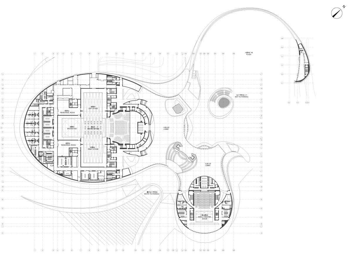 harbin cultural center by MAD architects takes shape