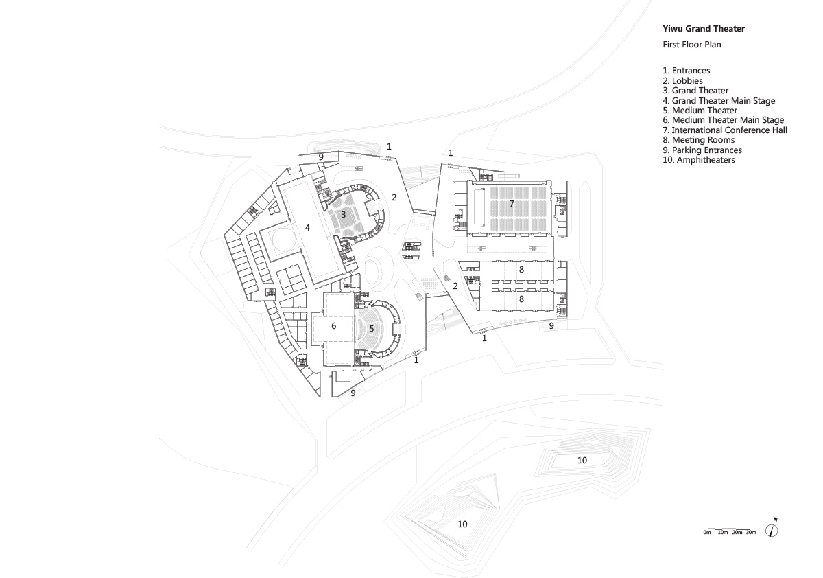 MAD architects unveils plans for the yiwu grand theater