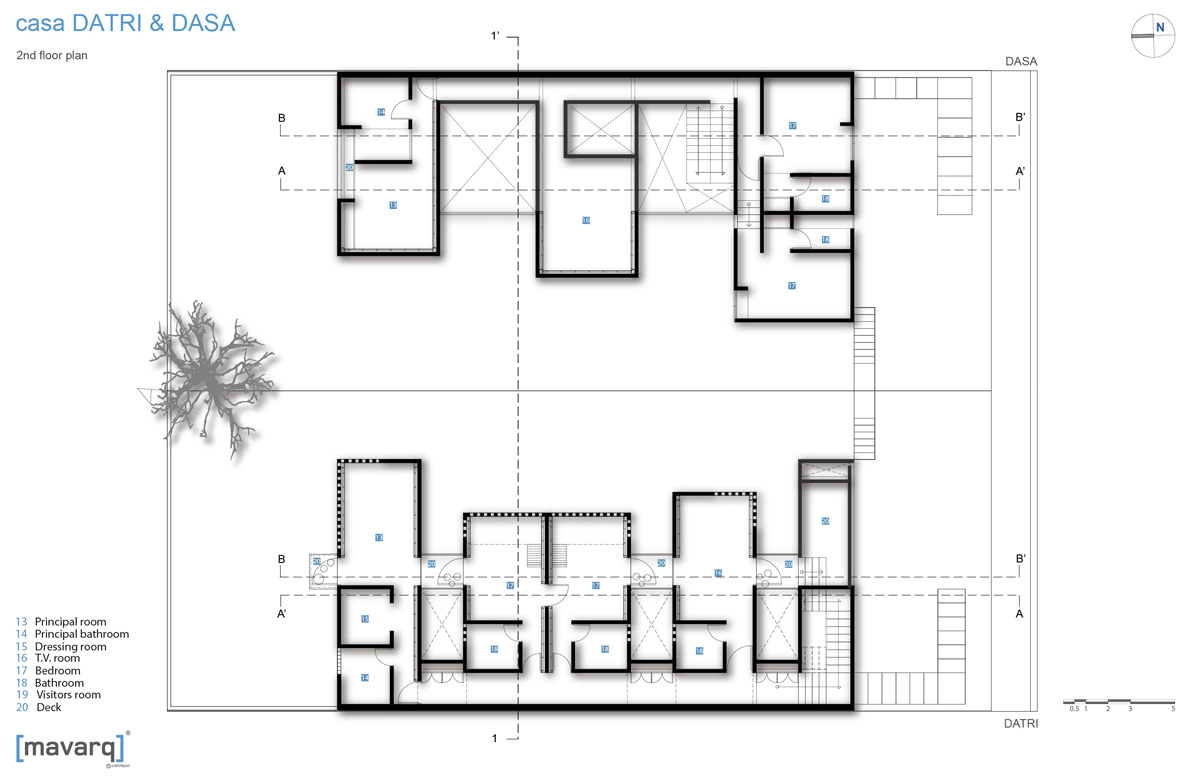 marco velazquez builds opposing weekend residences in mexico designboom